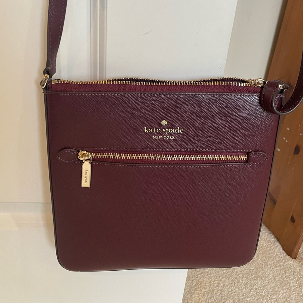 Kate Spade Deep Red Crossbody Bag